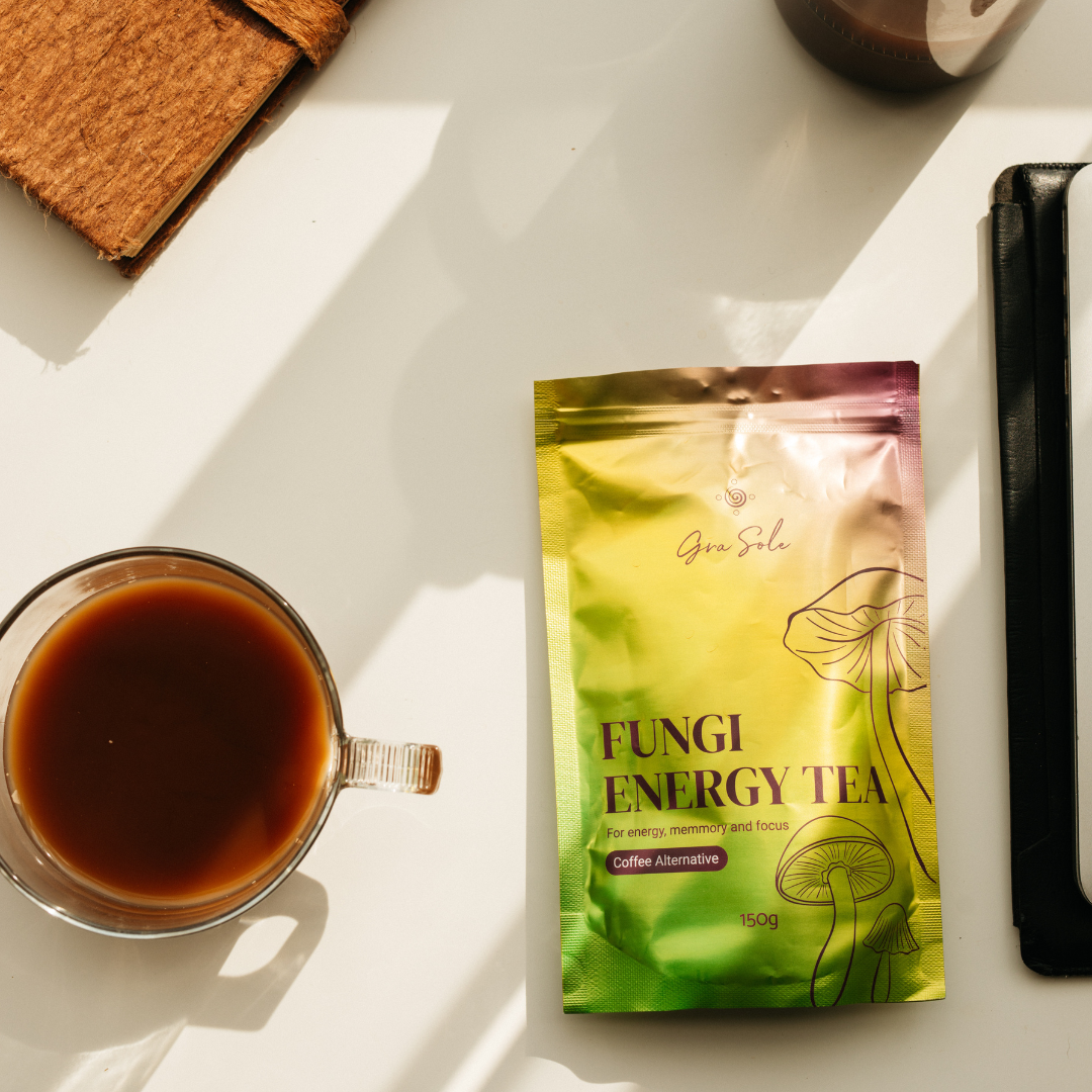 7 Fungi Energy Tea - Kavos Alternatyva Jūsų Sveikatai.