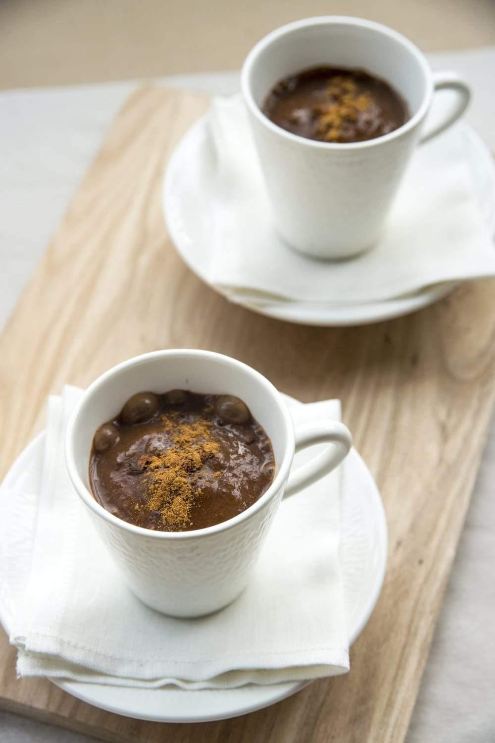 Desertas "Šokoladinis pudingas".