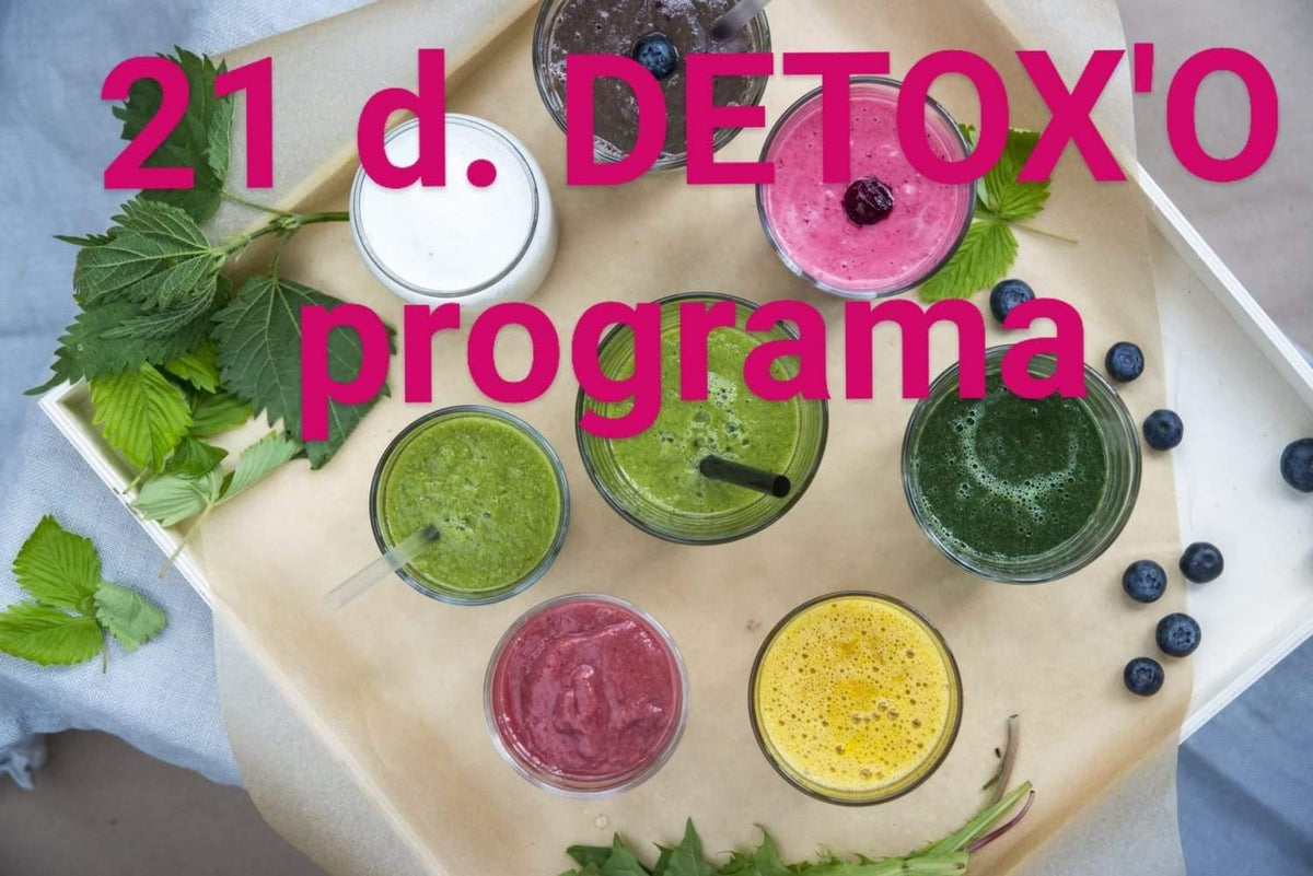 DETOX'O - apsivalymo programa 21 dieną..