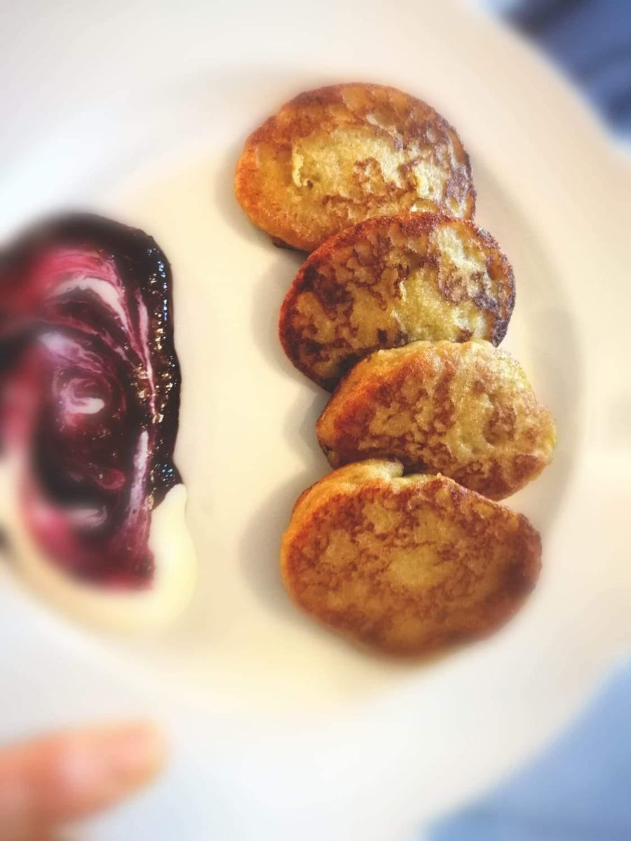 Bananų ir kukurūzų blynai su aquafaba-SUPER BLYNAI.
