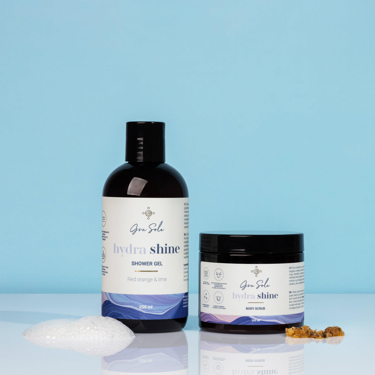 KŪNO ŠVEITIKLIS, HYDRA SHINE 200 ML