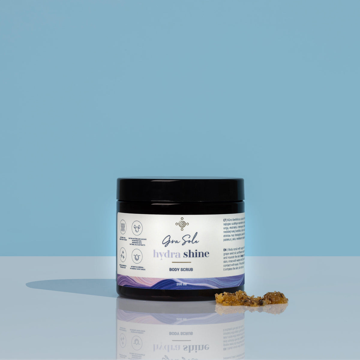 KŪNO ŠVEITIKLIS, HYDRA SHINE 200 ML