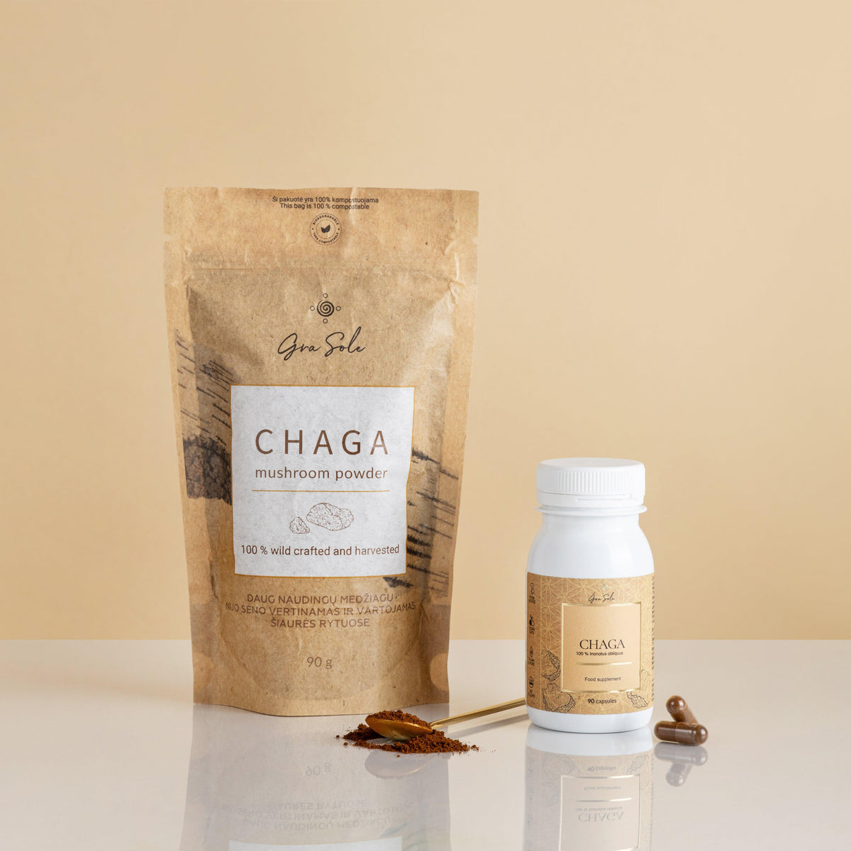 CHAGA | ČAGA kapsulėse