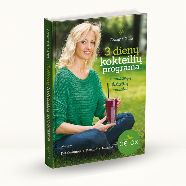 Elektroninė knyga: 3 Dienų Kokteilių Programa. Maistingų Kokteilių Receptai