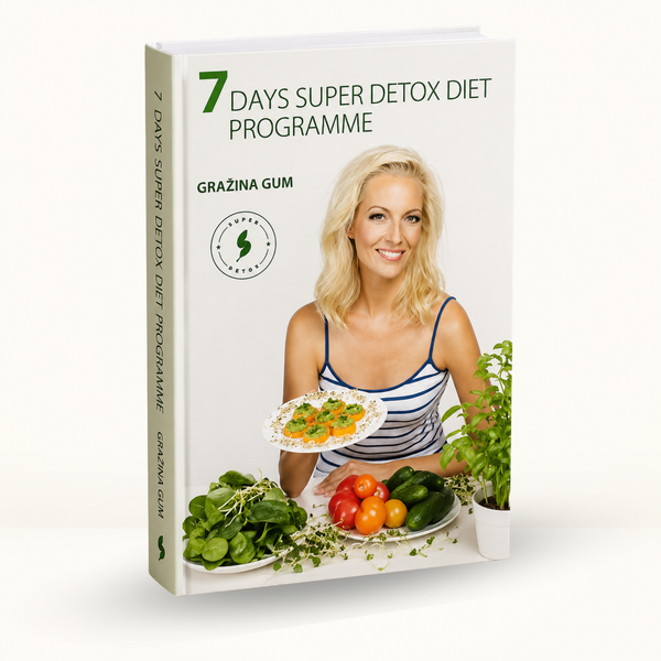 Elektroninė knyga: 7 Days Super Detox Diet Programme (EN)