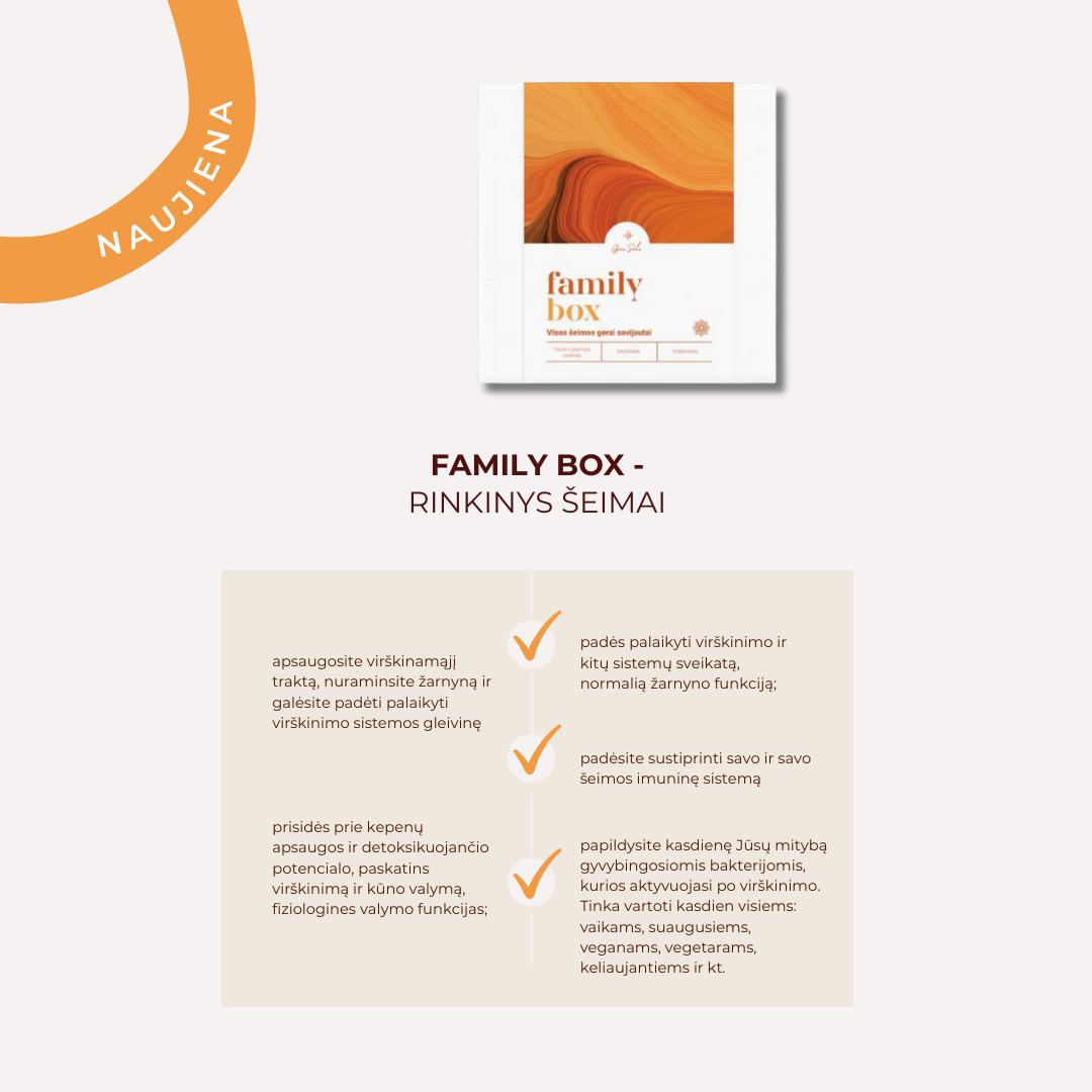 DOVANA FUNGI ENERGY TEA! -30% FAMILY BOX - RINKINYS ŠEIMAI.