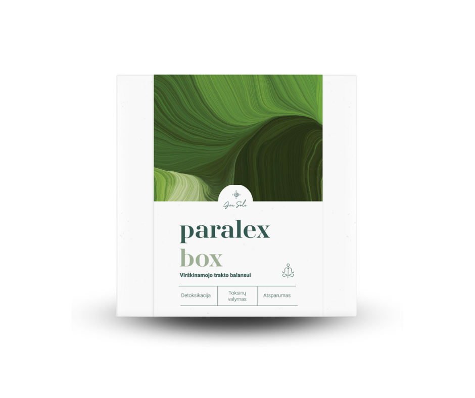 -30% PARALEX BOX -  ORGANIZMO bei KEPENŲ VALYMUI.