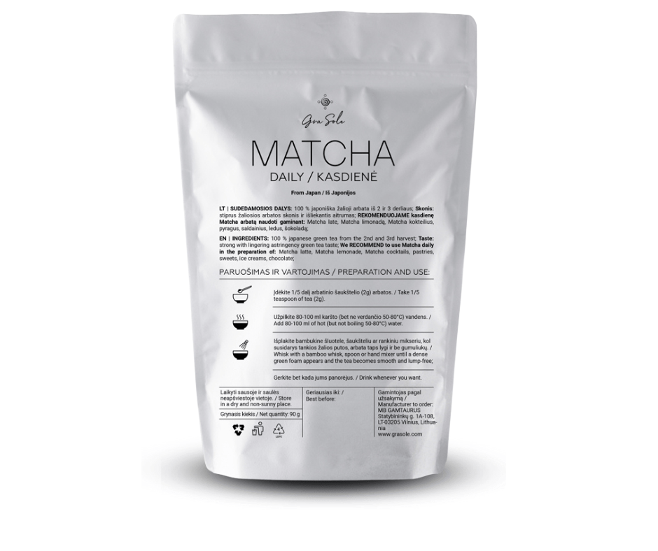 -10% MATCHA  DAILY.