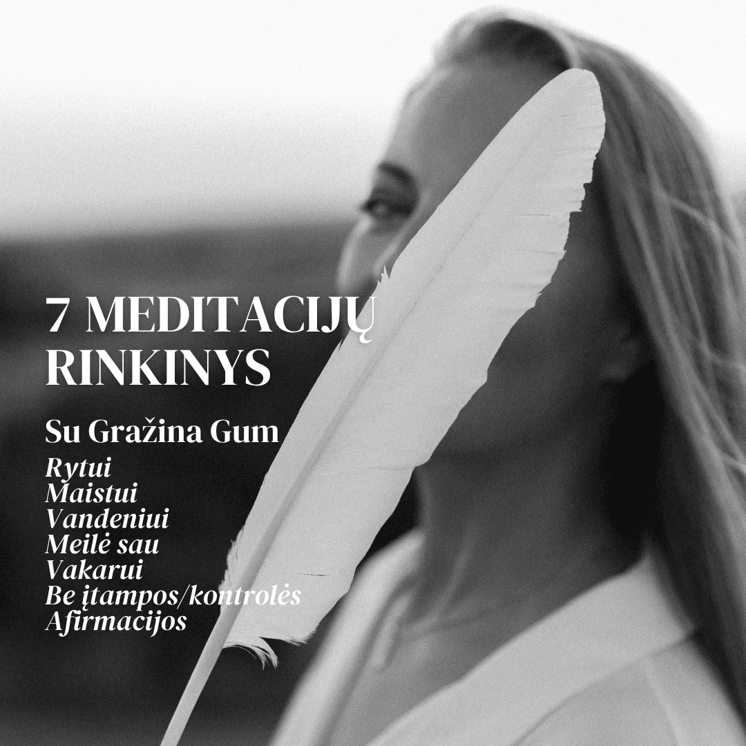 7 MEDITACIJŲ rinkinys🧘‍♀️