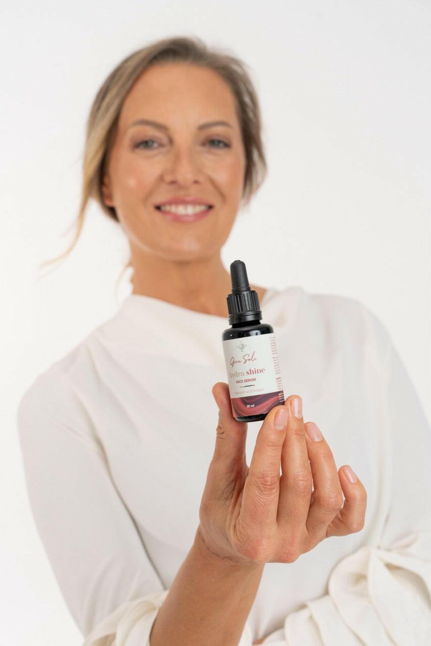 -10% VEIDO SERUMAS, HYDRA SHINE 30 ML.
