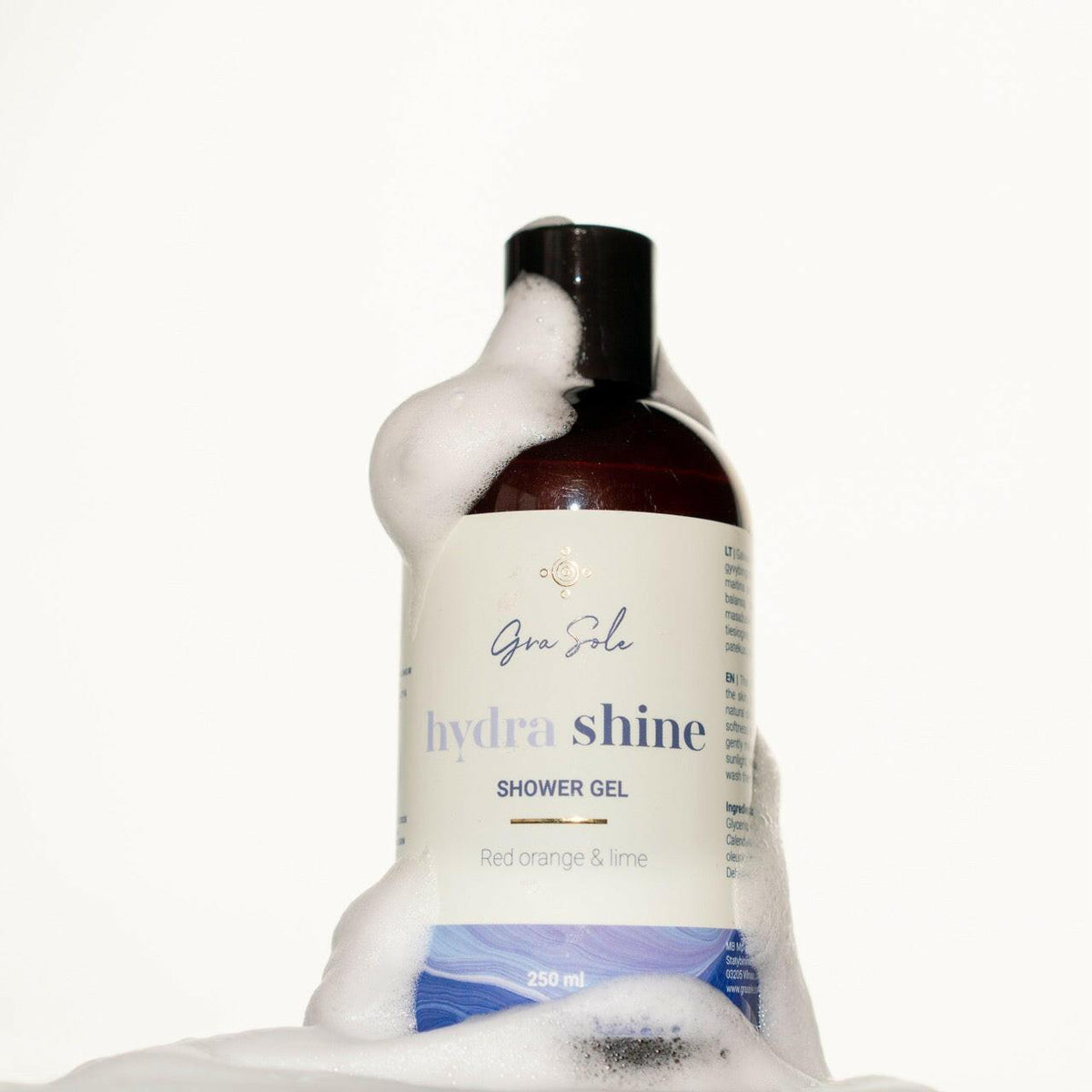 -10% KŪNO PRAUSIKLIS, HYDRA SHINE 250 ML.