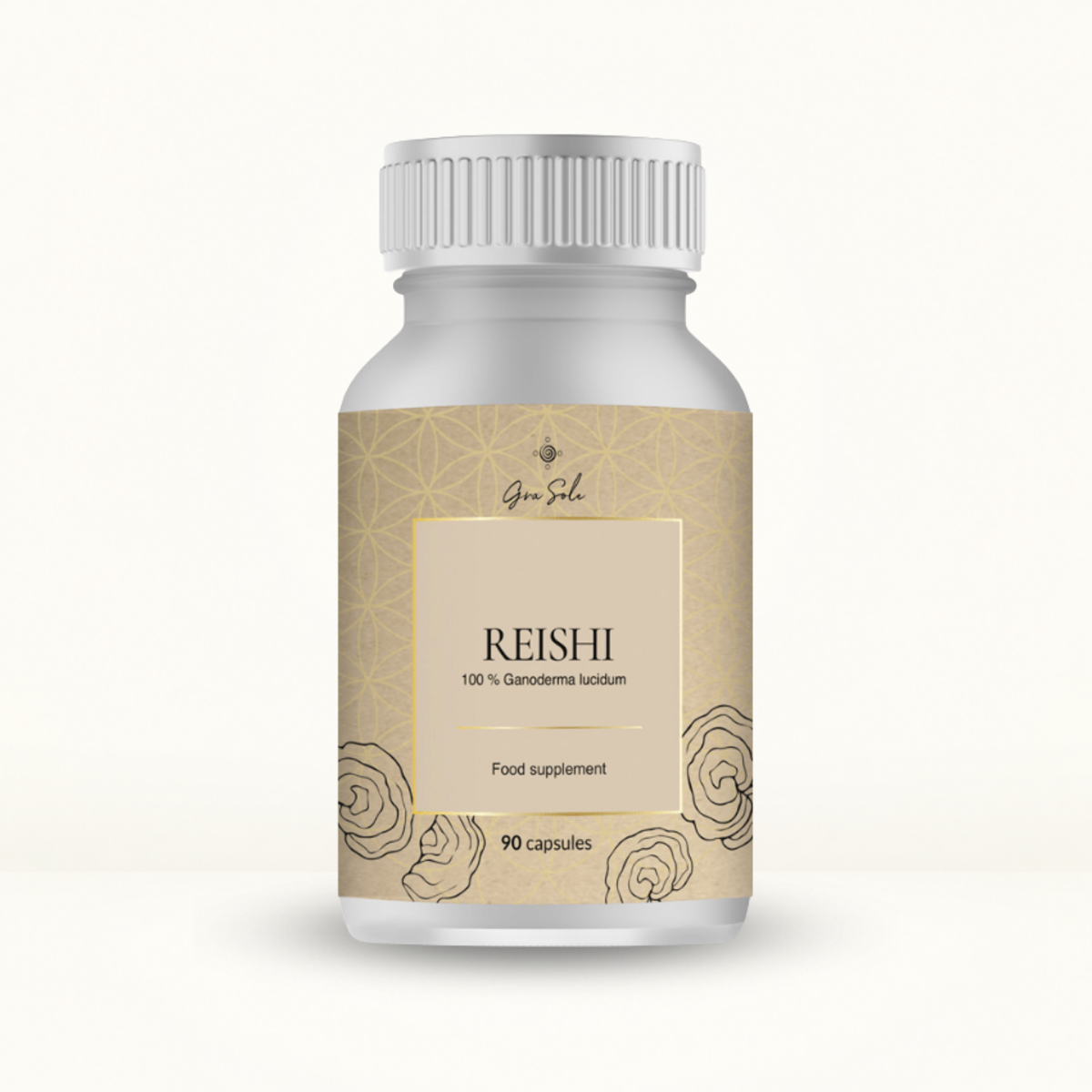 GraSole Reishi – maisto papildas su 100 % Ganoderma lucidum (Reishi) grybais, skirtas imuninės sistemos ir bendros organizmo gerovės palaikymui.