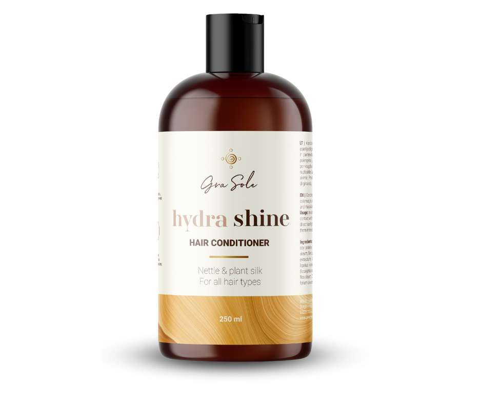 -10% KONDICIONIERIUS, HYDRA SHINE 250 ML.